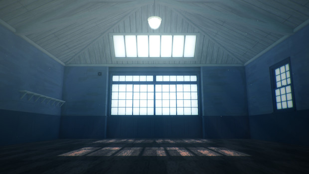 【MMDステージ配布あり】屋根裏部屋のアトリエステージ