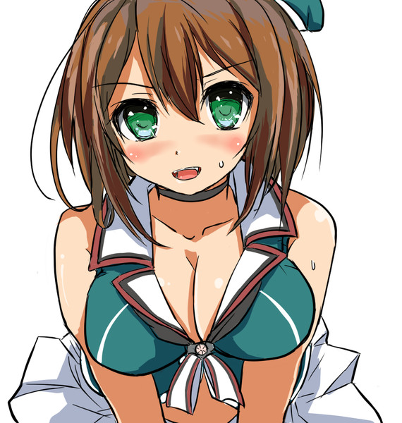 チラチラ見られている摩耶
