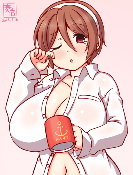 わんどろ彼シャツのなとりん