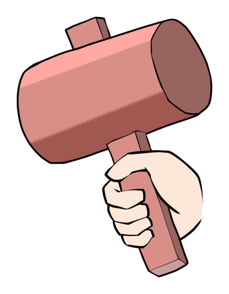 615 ハンマー【立ち絵素材 PNG】