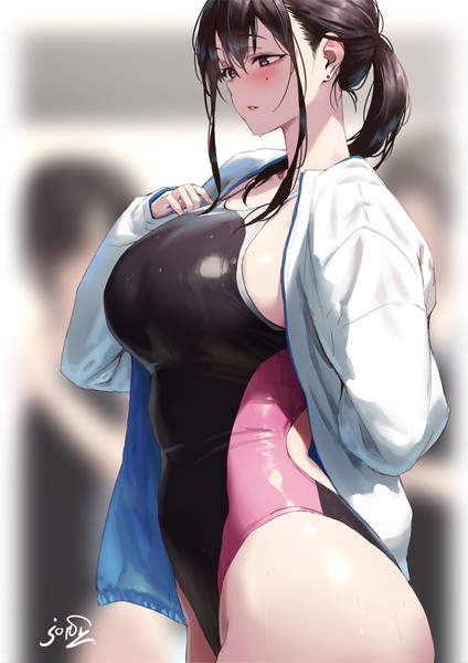 横から見た先生がすごい