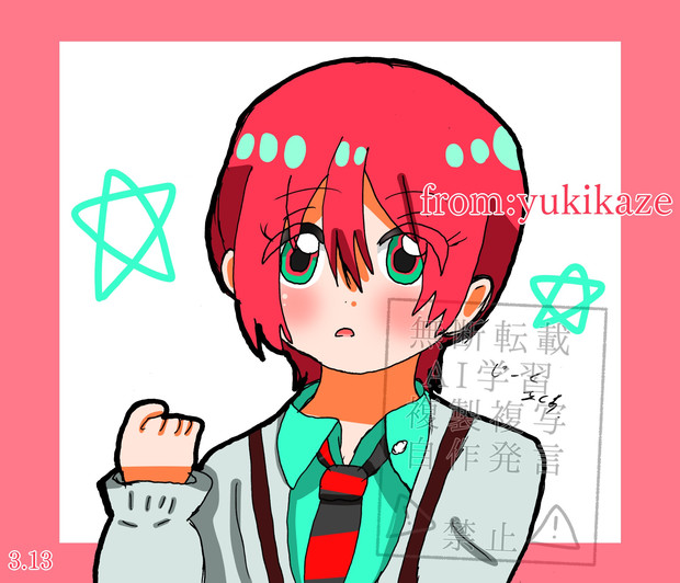 初描きマチュ