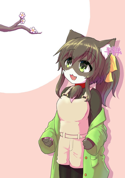 春を発見ポニにゃん