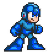 ドット絵「ロックマン」1987年 ファミコン40周年 / zuki ROCKMAN ドット絵「ロックマン」1987年 ファミコン40周年 / zuki ROCKMAN
