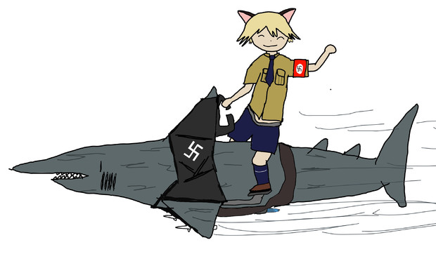 スカイシャークとヘルシングに関連したイラスト