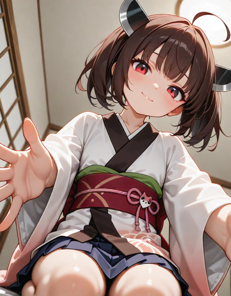 きりたんに看病してもらう