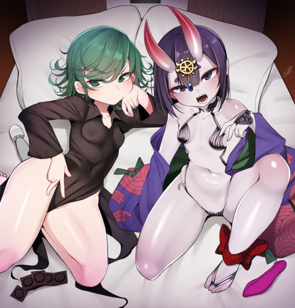 【Skeb】タツマキと酒呑童子