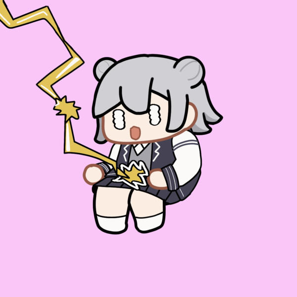 【GIF】小春六花に電流走る