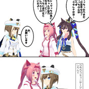 コットンソフトさんに寄贈した色紙 - ニコニコ静画(イラスト)