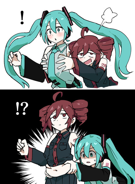 揉み返すミク