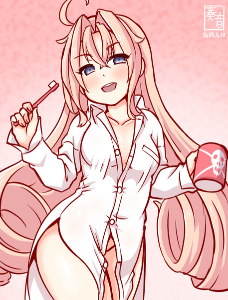 わんどろ彼シャツのドラム