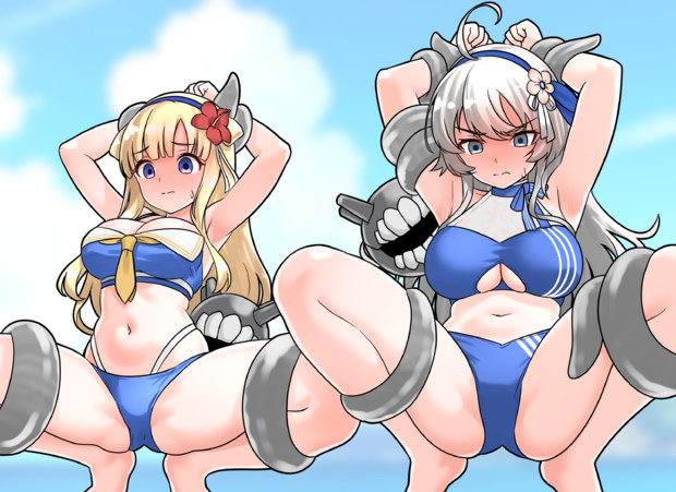 忌雷に襲われちゃうフレッチャー&ワシントン