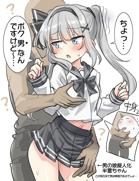 間違えて襲われかけちゃう半霊ちゃん