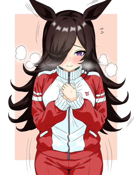 ウマ娘　ライスシャワー　トレーニング終わりに