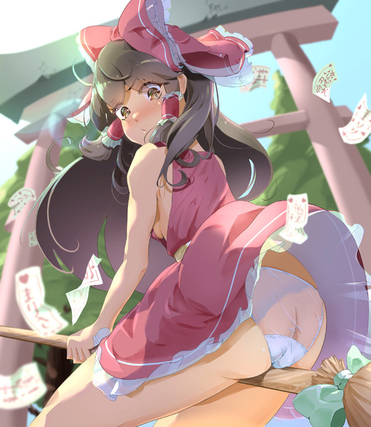 巫女も箒にまたがりたい