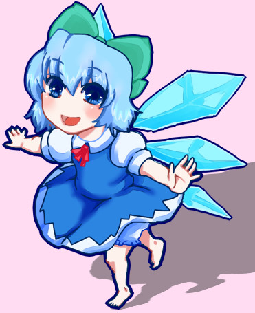 初描きチルノ Mican9 さんのイラスト ニコニコ静画 イラスト
