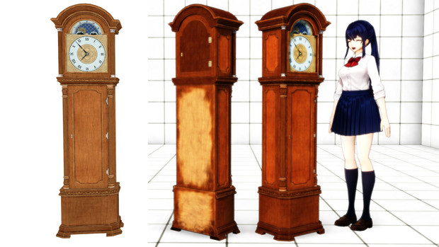 大きな古時計【MMDアクセサリ配布あり】