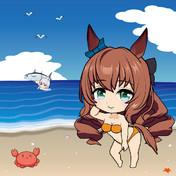 水着マルゼンスキーイラスト じゃっく イラストレーター: 