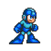 ドット絵「ロックマンC7改」BBSB-W ZX ロックマン7風 / KYFN0118