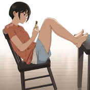 はまち様　リクエスト品 MMDステージ配布あり】深紫色ステージ / はまち さんのイラスト