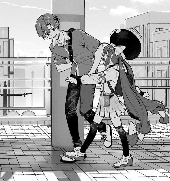 なんかの道中の2人