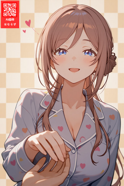 寝付けないPの手に自分の手を添えてくれる姫崎莉波お姉ちゃん