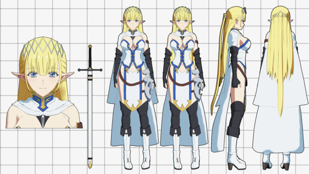 【MMDモデル配布あり】セラス・アシュレイン