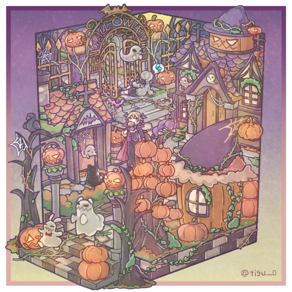 【うちの子イラスト　40】ハロウィン