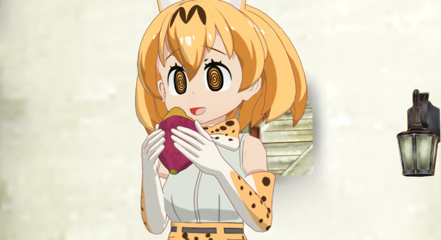 おいもにはまるサーバル