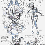 MMDステージ配布あり】深紫色ステージ / はまち さんのイラスト