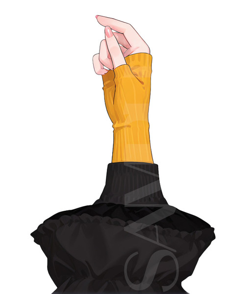 【素材】何かを持つあかりちゃんの手だけ