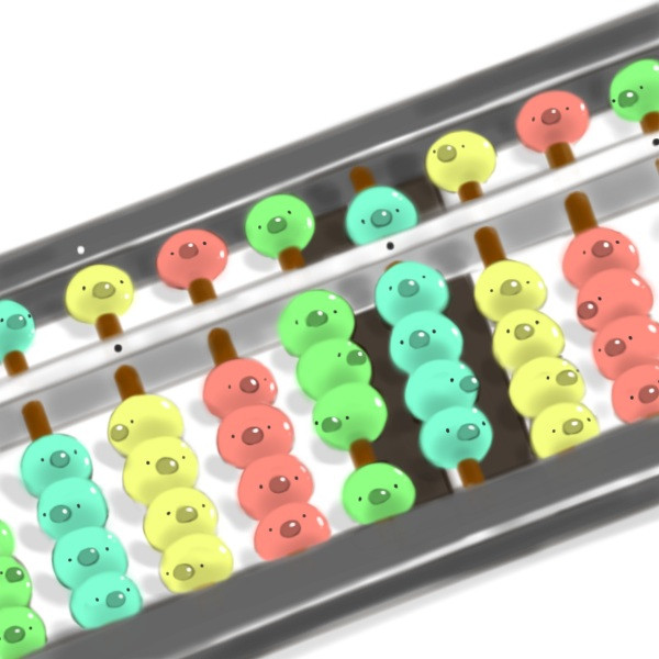 そろばん ニコニコ静画 イラスト