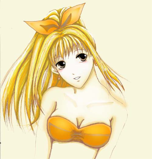 海物語のマリンちゃんを描いてみた ルンチャ さんのイラスト ニコニコ静画 イラスト