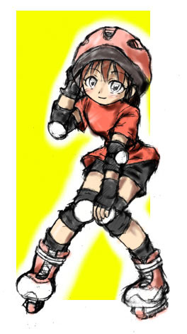 インラインスケート少女 倉さん さんのイラスト ニコニコ静画 イラスト