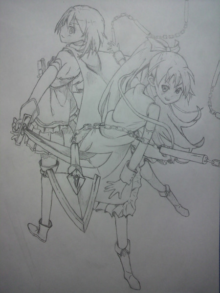 マギ 作画担当者直筆イラスト-