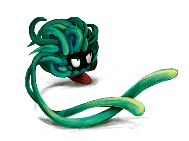 モンジャラのつるのむち！