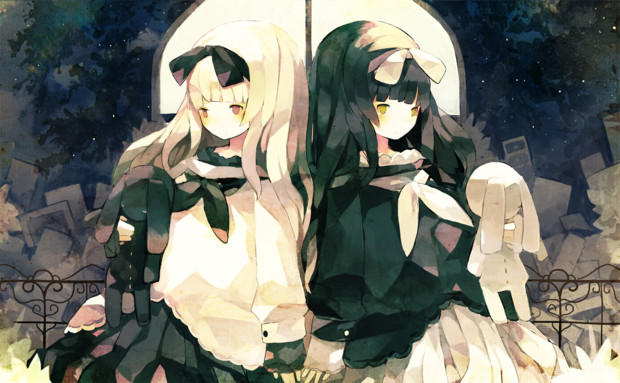 夜空と少女と と ねこてゐ さんのイラスト ニコニコ静画 イラスト