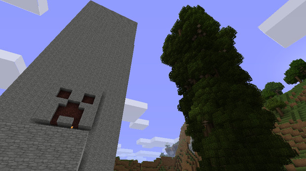 Minecraft 不気味なトラップタワーと大木を作ってみた いっちゃん さんのイラスト ニコニコ静画 イラスト
