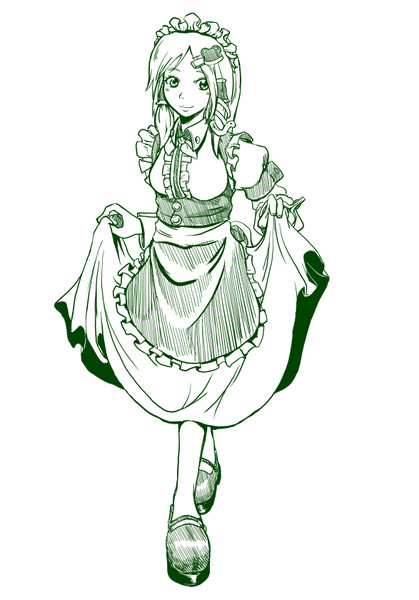クラシックメイド早苗さん Infini さんのイラスト ニコニコ静画 イラスト