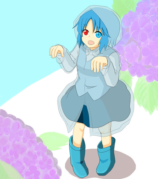 レインコート小傘 サラダせんべい さんのイラスト ニコニコ静画 イラスト