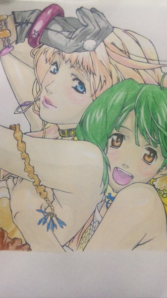 偽 マクロスf ランカ シェリル ジョリー さんのイラスト ニコニコ静画 イラスト