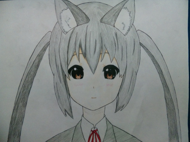 猫耳・・・あれ；