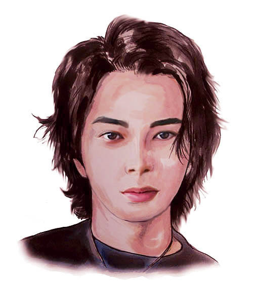 松本潤の似顔絵 Je6len比良 さんのイラスト ニコニコ静画 イラスト