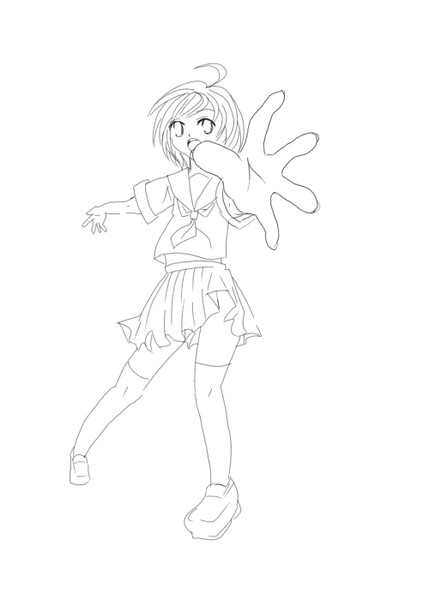 落ちる少女 広告 さんのイラスト ニコニコ静画 イラスト