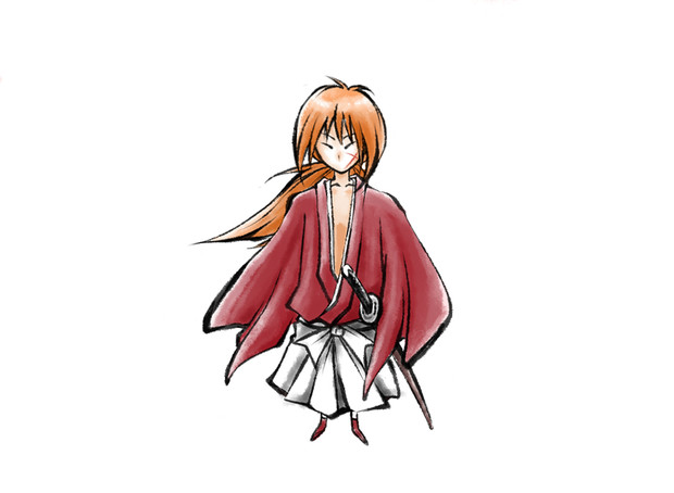 大神風に緋村剣心 くちびる さんのイラスト ニコニコ静画 イラスト