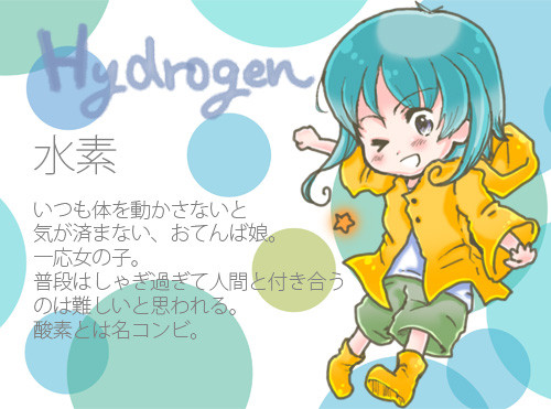 元素擬人化 Liora さんのイラスト ニコニコ静画 イラスト