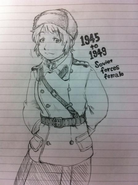 ラクガキ ソ連軍女性兵さん Igaranboo さんのイラスト ニコニコ静画 イラスト