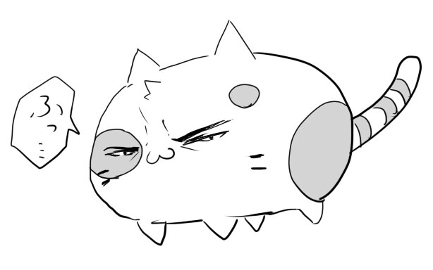 ぶちねこに目力をつけてみた おしん さんのイラスト ニコニコ静画 イラスト