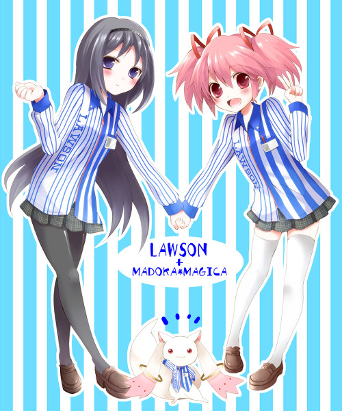 ローソン店員まどか ほむら お茶ｐ さんのイラスト ニコニコ静画 イラスト