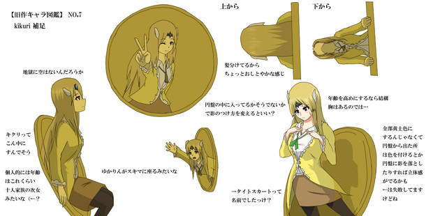 旧作キャラ図鑑 No 7 5 Kikuri 補足 のびろべえ さんのイラスト ニコニコ静画 イラスト